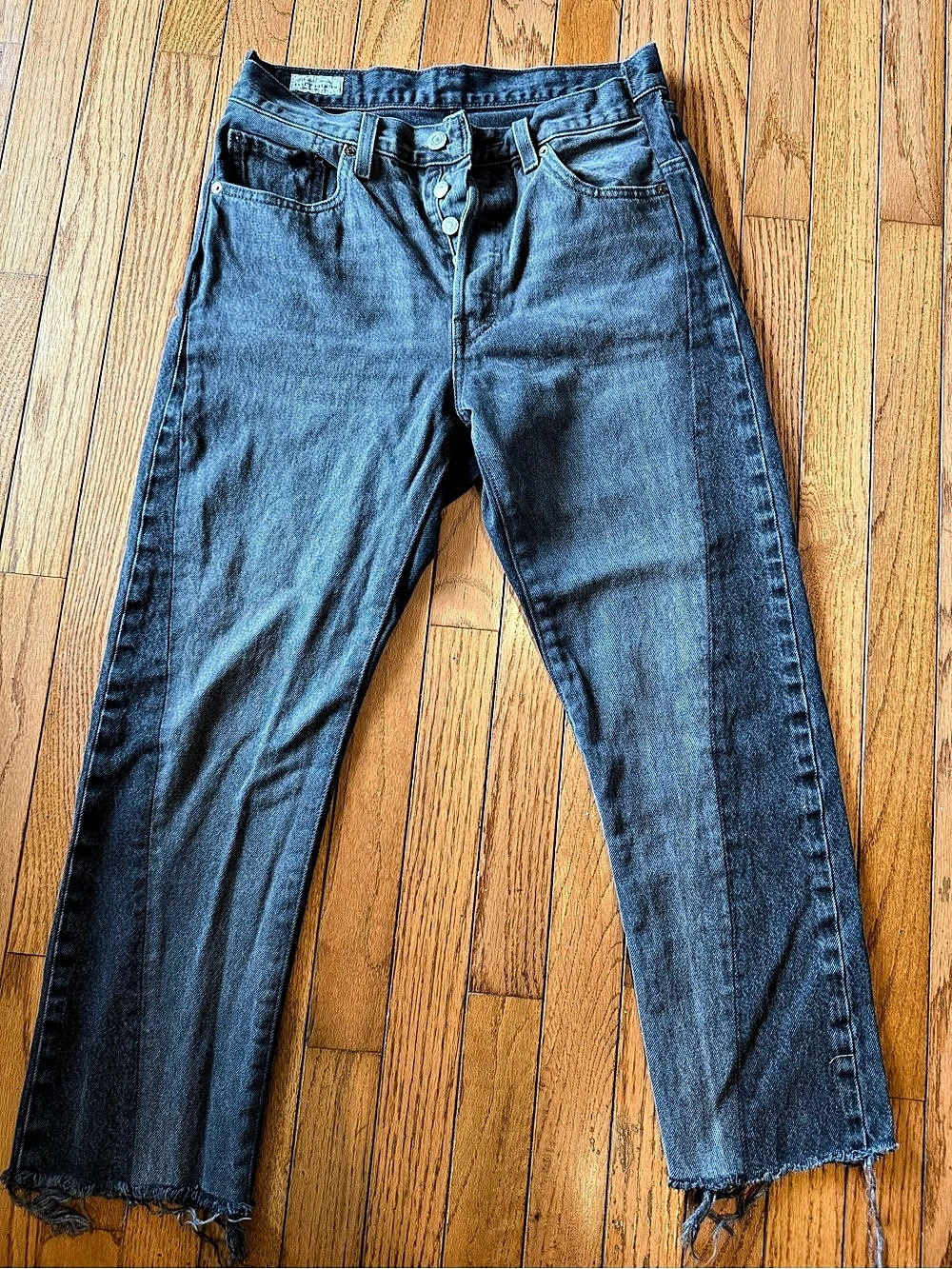 Levi's 501 Straight Leg Jeans Waist 30 black wash